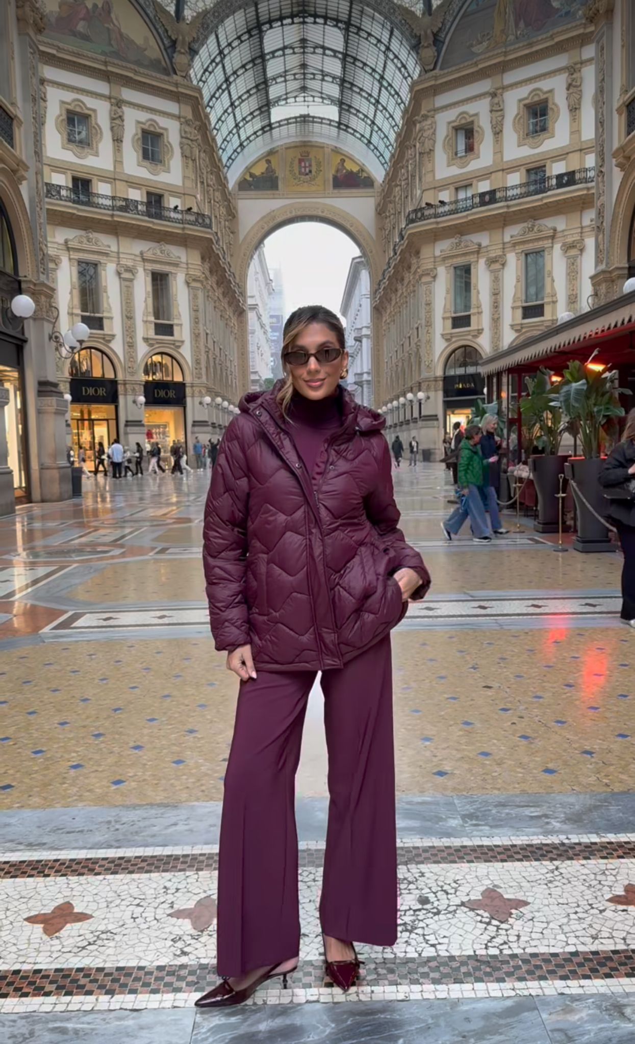 Parka Ferrache Puffer- Bordô