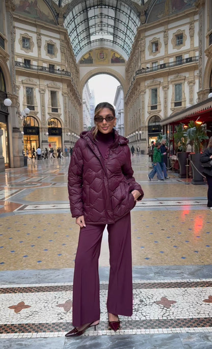 Parka  Ferrache  Puffer- Bordô