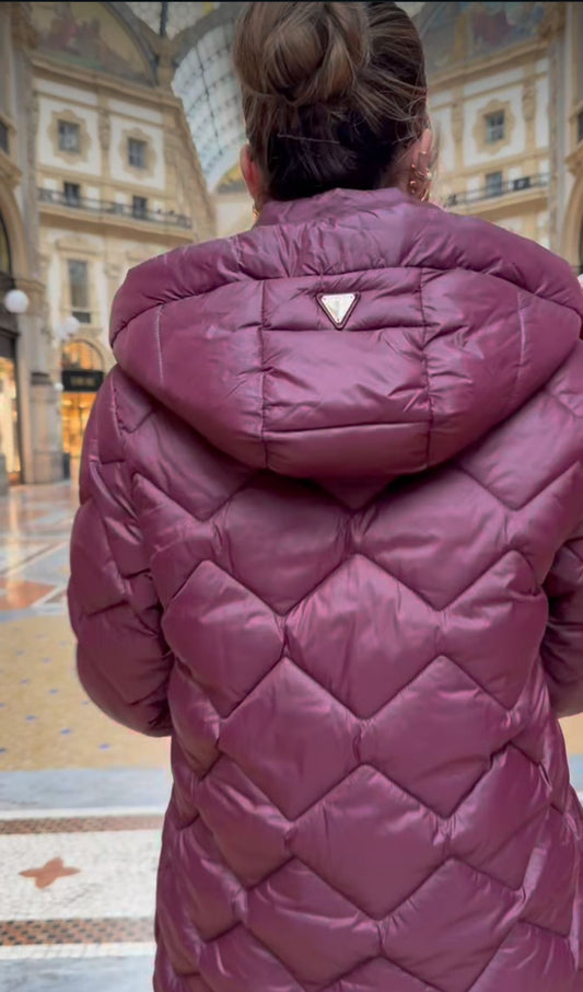 Parka  Ferrache  Puffer- Bordô