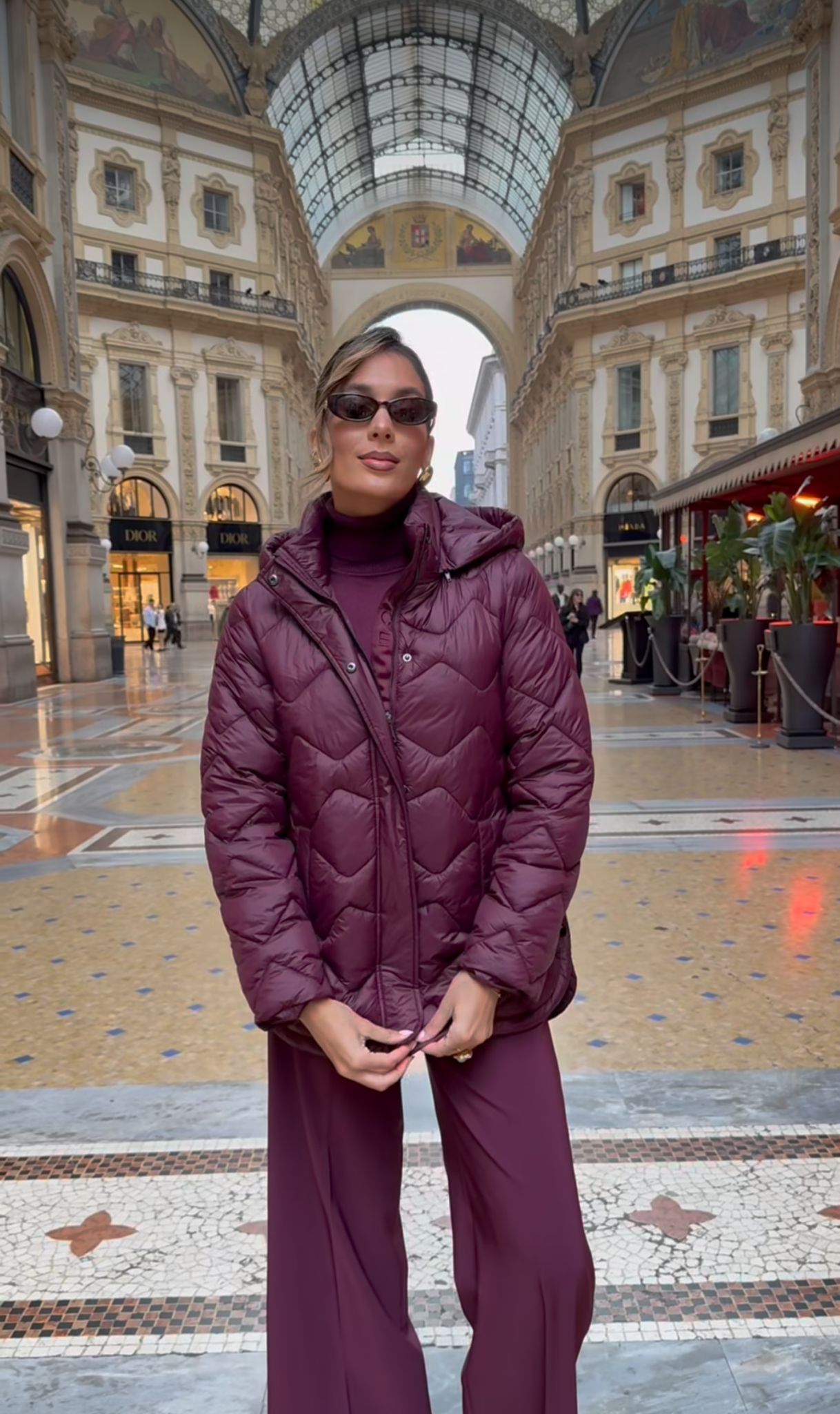 Parka  Ferrache  Puffer- Bordô