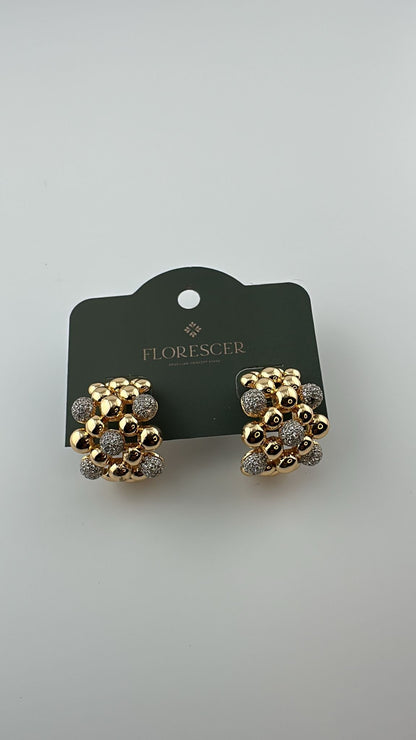 Brinco Semijoia Argola Lumière – Banho de Ródio Branco